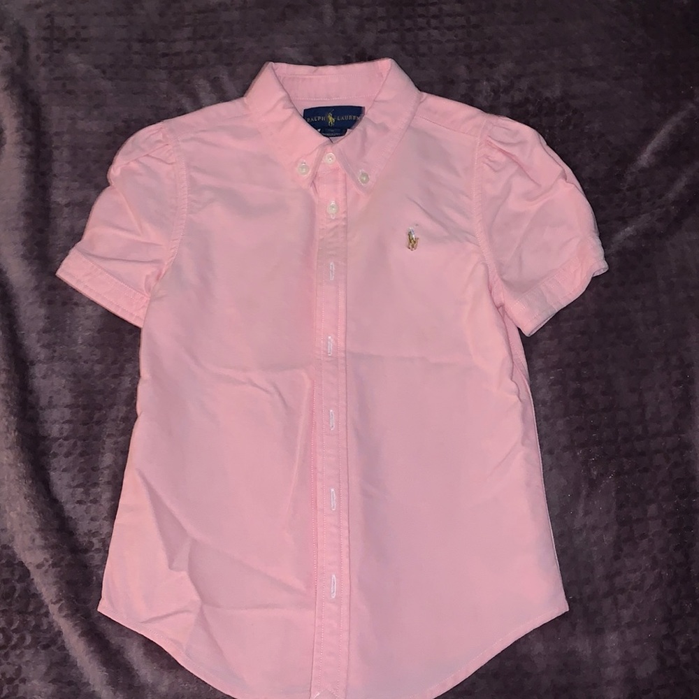 Girls Button Down